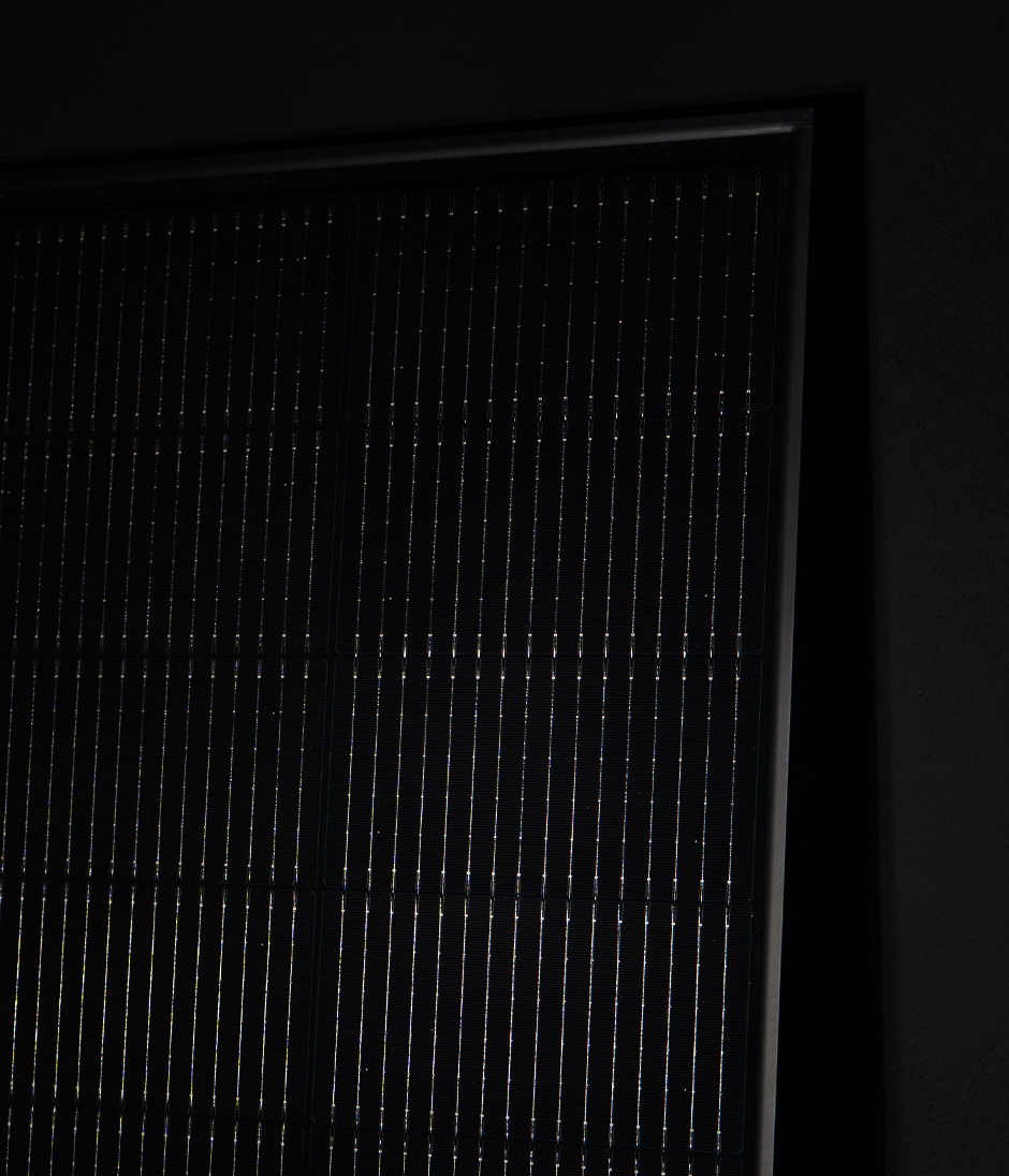 integra total black fotovoltaico modulo integrato architettura