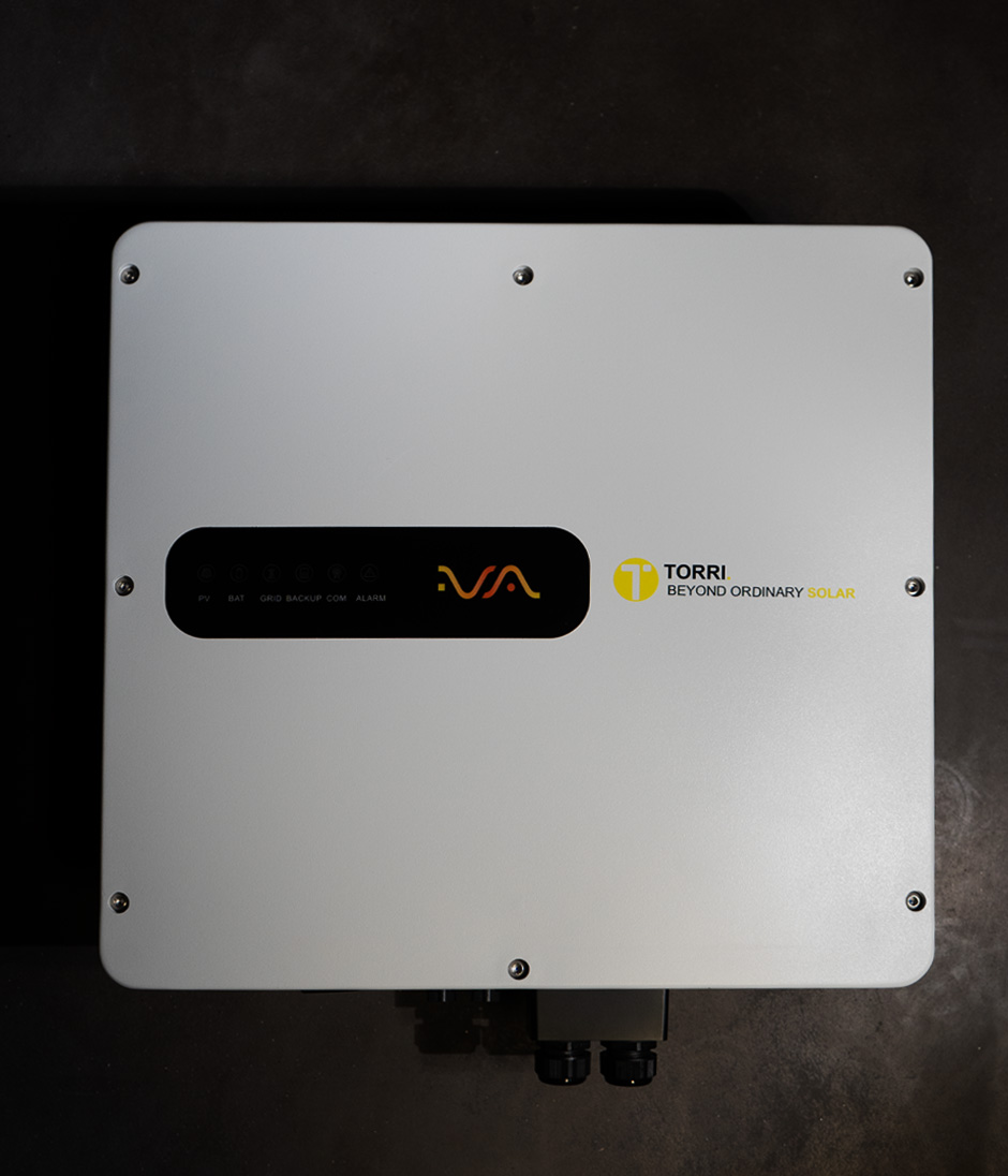 inverter ibrido monofase aura 70 540v ingresso fotovoltaico