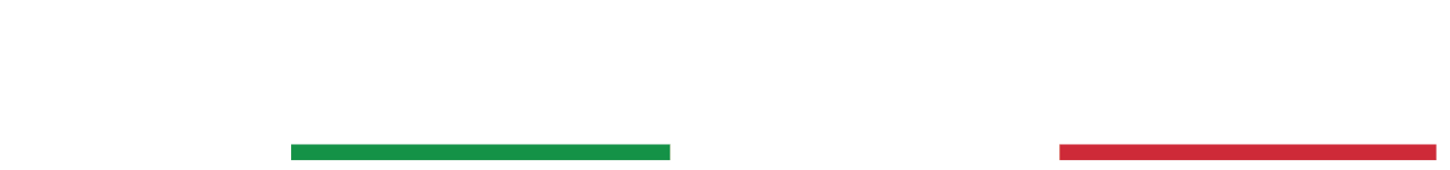 logo disegno italiano bianco