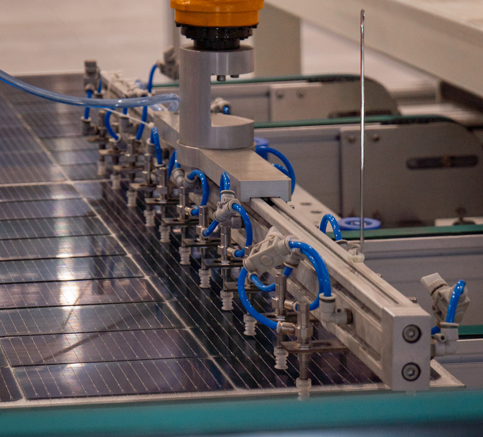 produzione fotovoltaico italia brescia torri stringratrice